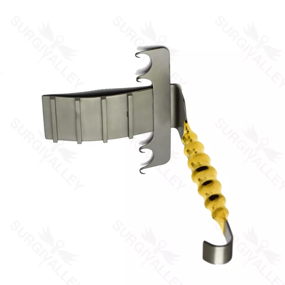 Abdominoplasty Abdominal Retractor Hook 4 Prongs Sharp Plastic Surgery Instruments
