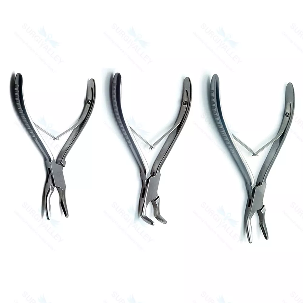 TC Pin wire Cutter Ruskin Bone Rounger Cutting Forceps Set of 6 Pcs Orthopedics