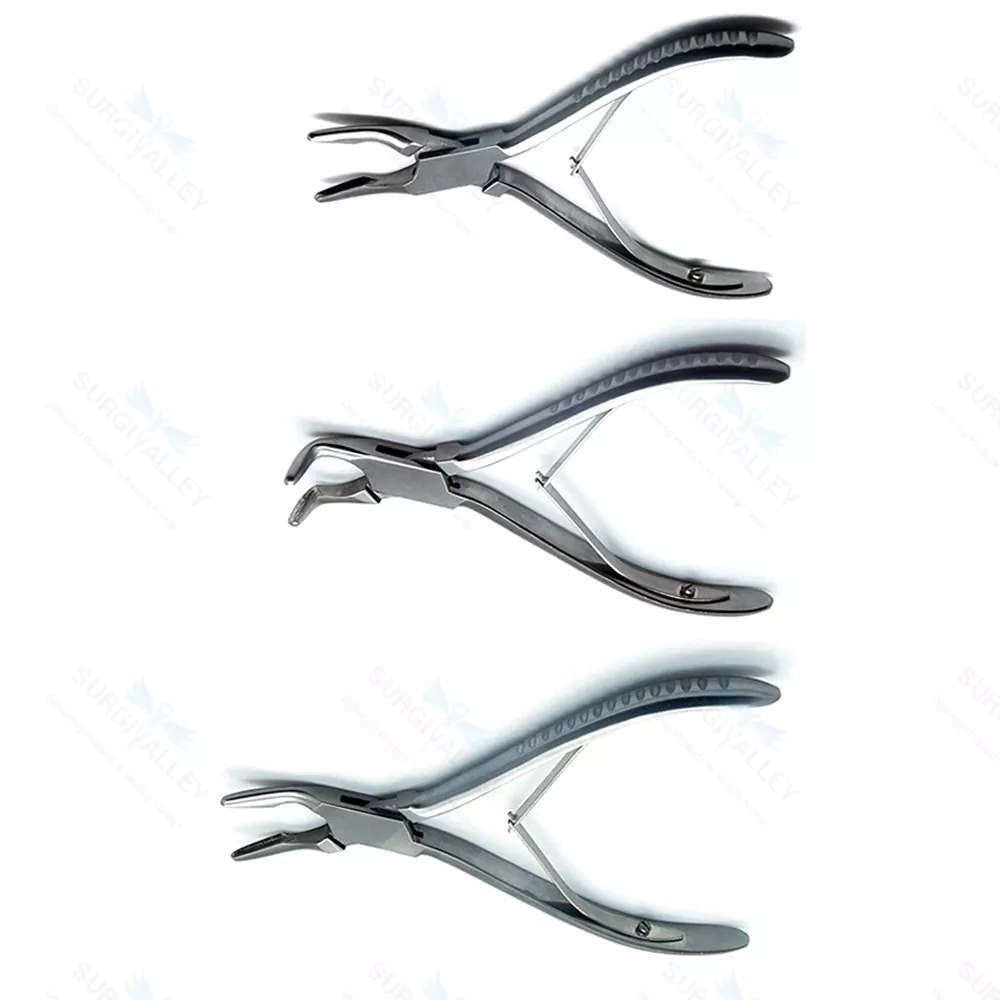TC Pin wire Cutter Ruskin Bone Rounger Cutting Forceps Set of 6 Pcs Orthopedics