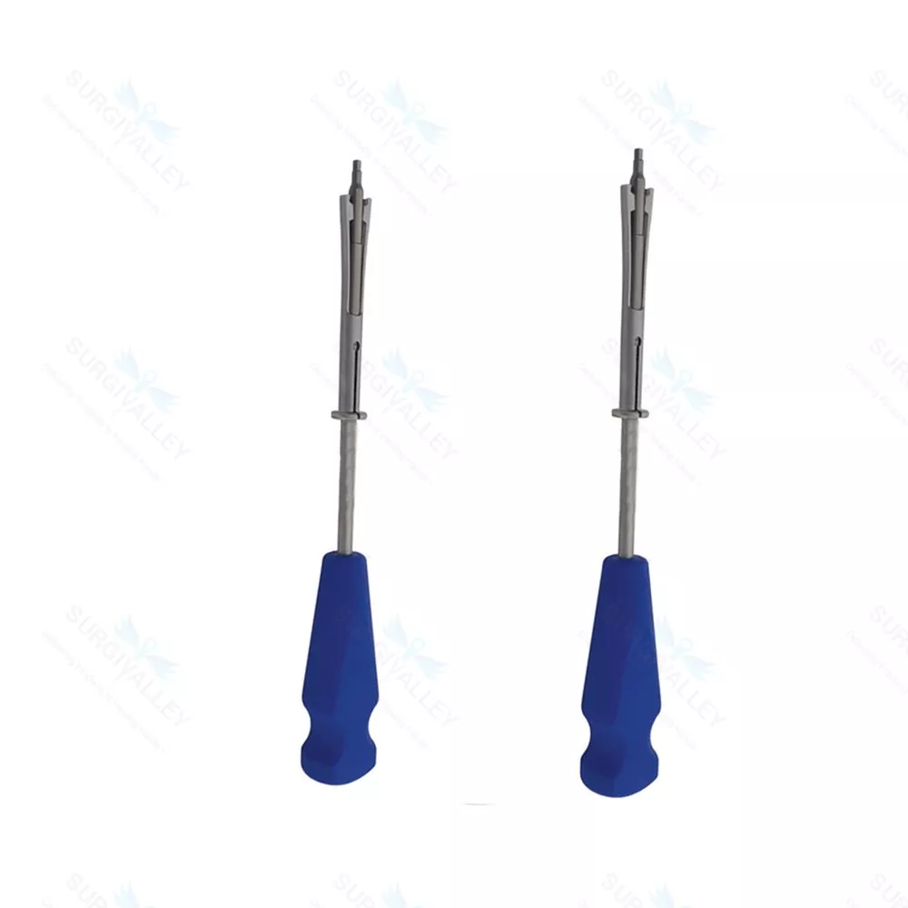 Screw Driver With Sleeve Bit 2.5mm 3.5mm Fiber Handle Orthopedic Instruments