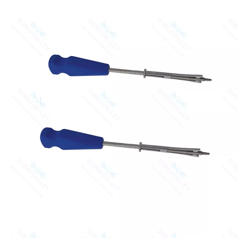 Screw Driver With Sleeve Bit 2.5mm 3.5mm Fiber Handle Orthopedic Instruments