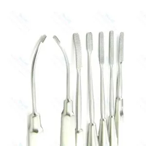 Set of 7 Nasal Rasp Rhinoplasty Nasal Nose Job Rasps Nasal Instruments CE NEW – surgivalley (SV-10-1326)