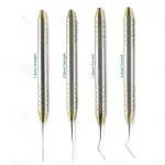 Set Of 4 Dental Periotome Scaler PDL Periodontal Ligament Atraumatic Extraction