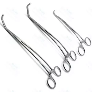 Pcs 3 Surgical Forceps Satinsky Cooley Debakey Veterinary Premium Instruments – surgivalley (SV-10-1365)