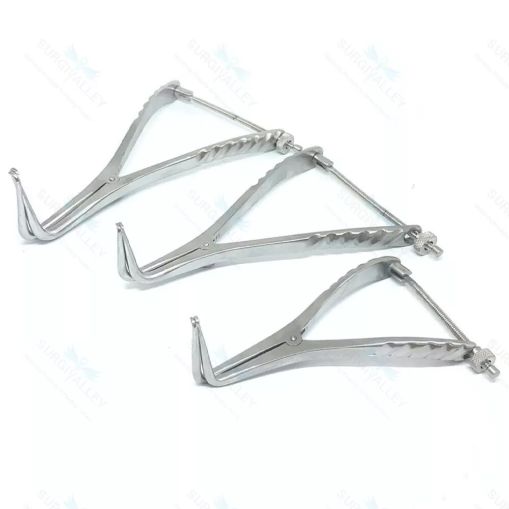 Set of 3 stifle distractor with spinlock 15cm,19cm,21cm orthopedic instruments
