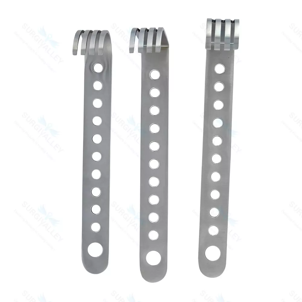 Charnley Initial Incision Retractor Hip Surgery Instrument Set 4pcs