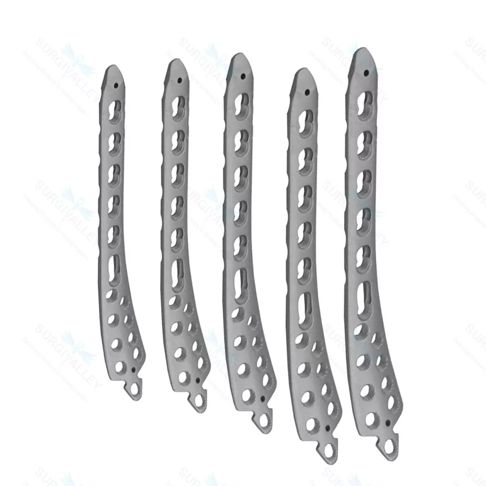 Veterinary Medial Distal Tibia Plates 3.5mm Set of 8pcs SS