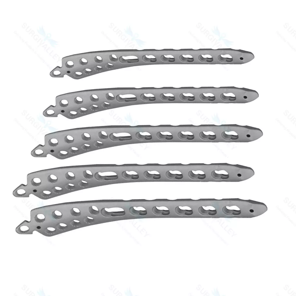 Veterinary Medial Distal Tibia Plates 3.5mm Set of 8pcs SS