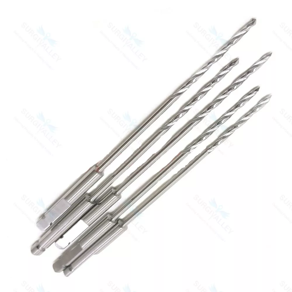 Veterinary Q.C. Drill Bit 2.0mm x 100mm Surgical Instruments (Lot of 5 pcs) SS