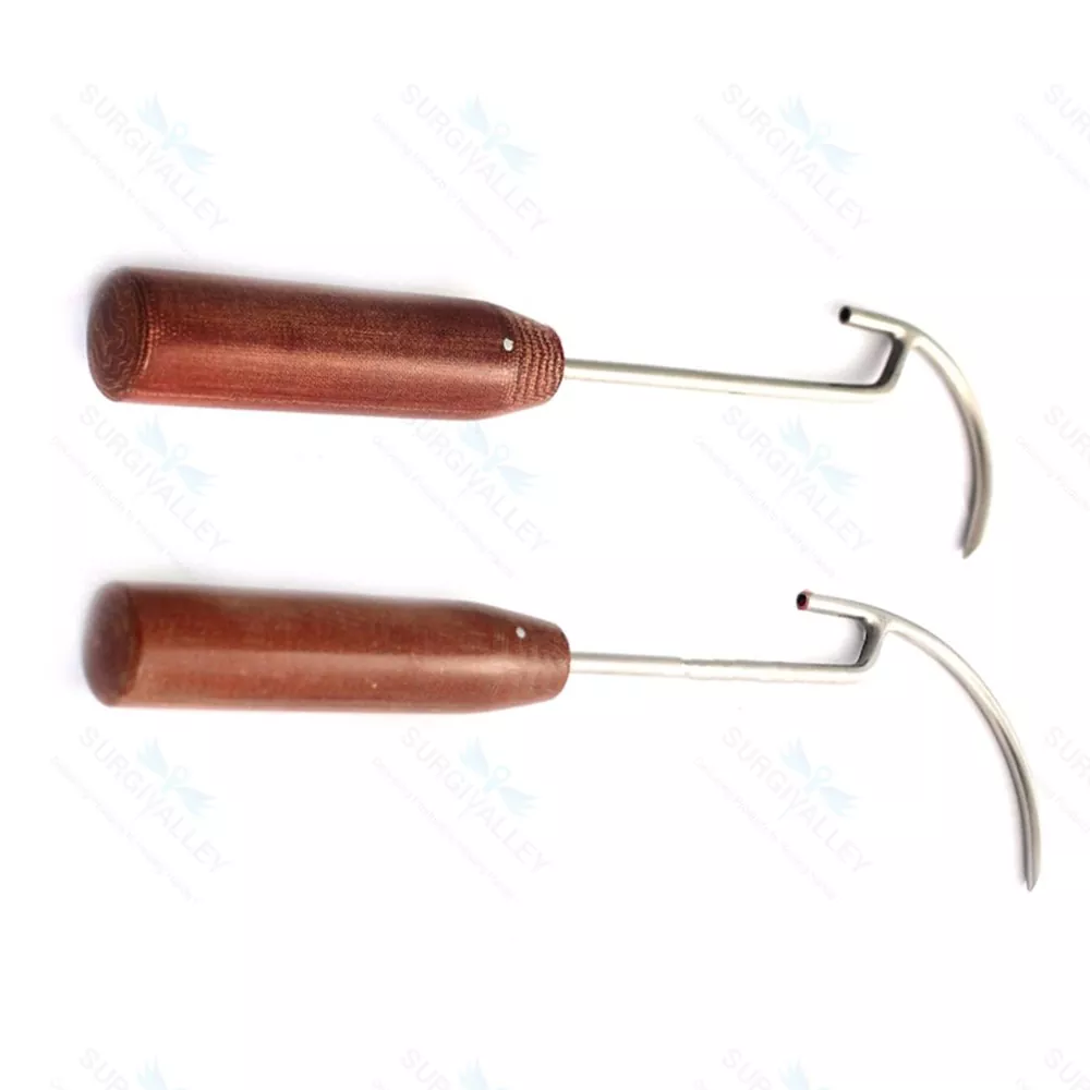 Wire Passer 45mm and 70mm Fiber Handle Set of 2 Pcs Orthopedic Instruments