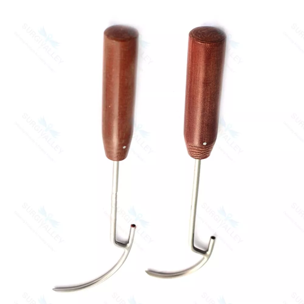 Wire Passer 45mm and 70mm Fiber Handle Set of 2 Pcs Orthopedic Instruments