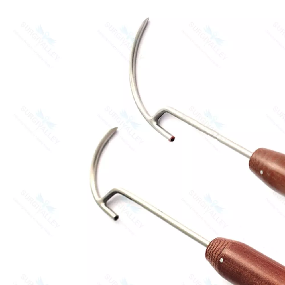 Wire Passer 45mm and 70mm Fiber Handle Set of 2 Pcs Orthopedic Instruments