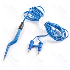 Bayonet Bipolar Forceps Single Use Integral 3M Cable Fly Leads – surgivalley (SV-10-3106)