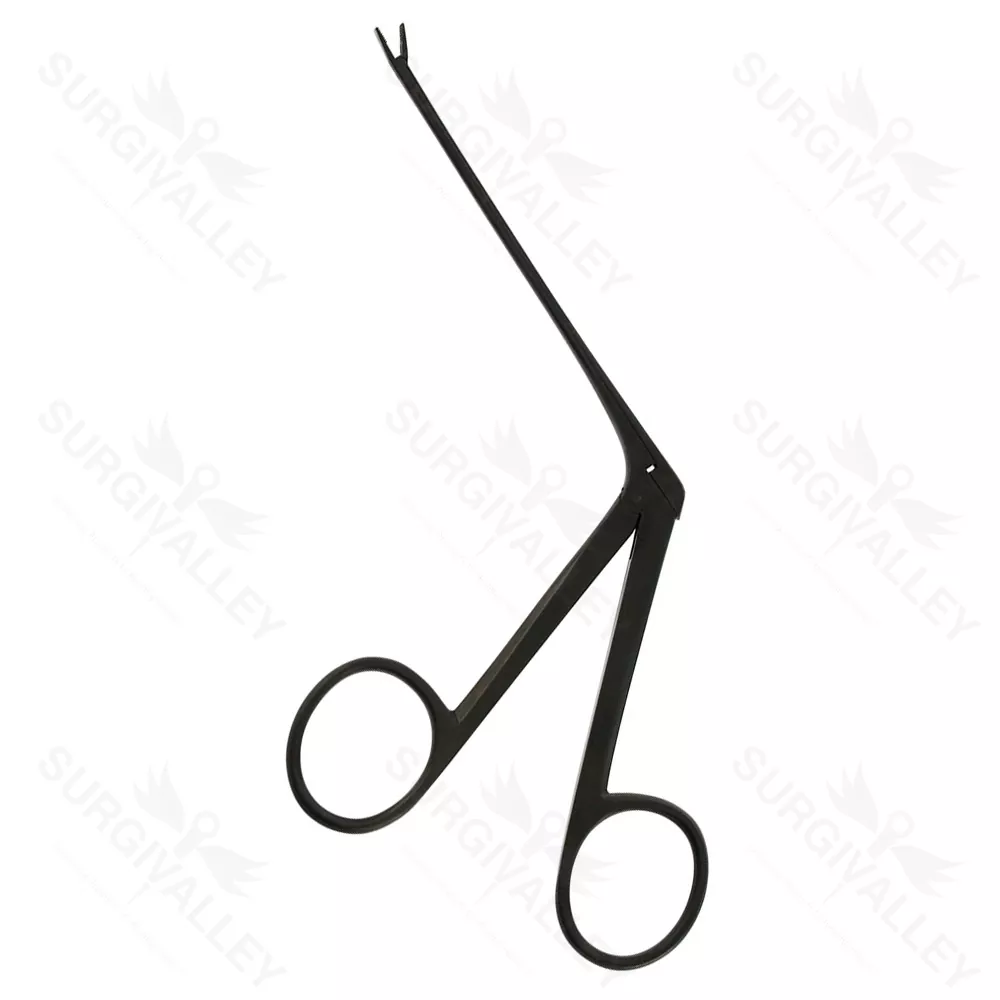 Beale Aural Forceps Triangular Jaws Extra Fine Black 150mm Ent Instruments