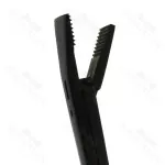 Beale Aural Forceps Triangular Jaws Extra Fine Black 150mm Ent Instruments