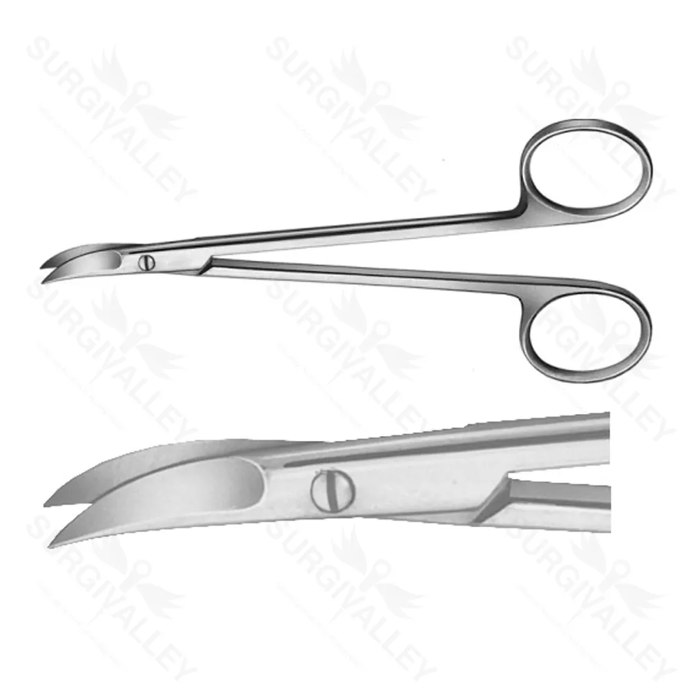 Chadwick Scissors Delicate Sharp Curved 4 1/2 Inch Eye Surgery Scissors