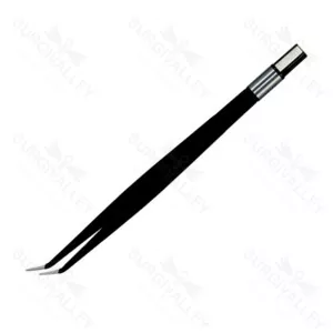 European Non Stick Bipolar Forceps Straight Angled – surgivalley (SV-10-3057)