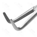 Mcdougal Clamp Angled Right Fully Serrated Stainless Steel