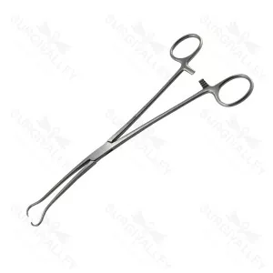Skene Tenaculum Forceps Curved To Side Gynecology Uterine Tenaculum Forceps – surgivalley (SV-10-2445)