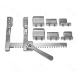 Burford-Finochietto Infant/Child Rib Spreader – 4 pairs of blades