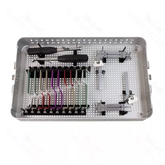 T-Line Retractor 1-level case with tray