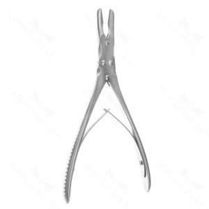 Ruskin Rongeur, double action, straight, 4mm bite, 7 1/4″ – surgivalley (S01-84-00-57)