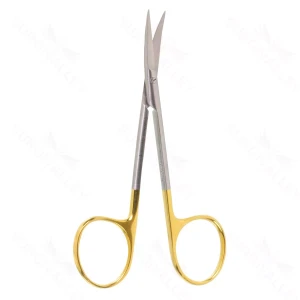 4 1/2″ Iris Scissors – “GG” cvd blds – surgivalley (S01-83-00-231)