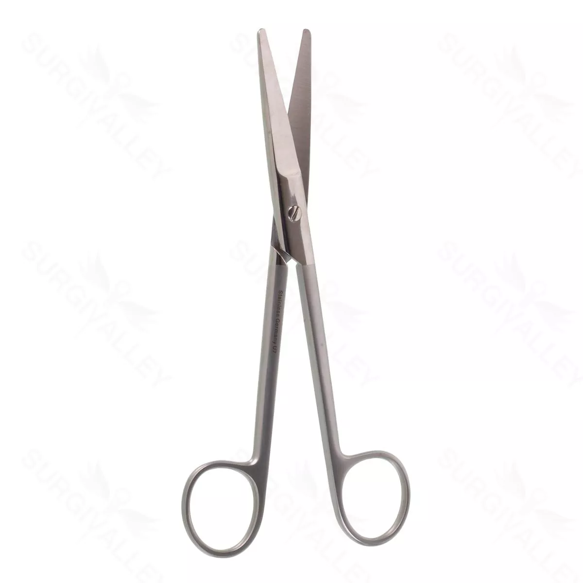 Mayo Scissors, Shark Edge, straight, 6 3/4″