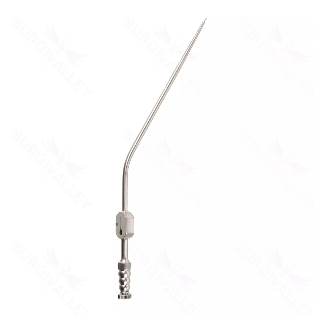 Raindrop Suction Tube – 5fr. tapered angled W/L 5″