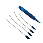 Set Of 5 Luer Lock Infiltration Cannula 4 Cannulas With Reusable Handle