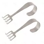 Juego de retractores de estiramiento facial Freeman con gancho de agarre inverso de 4 puntas