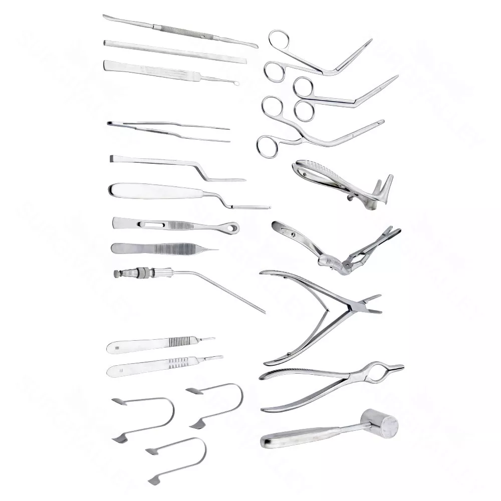 Septoplasty Surgery Instruments Set Of 23 Ent Surgical Instruments Good Quality