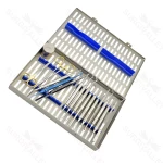 Bone Grafting Kit Of 15 Pieces Instruments With Large Cassette