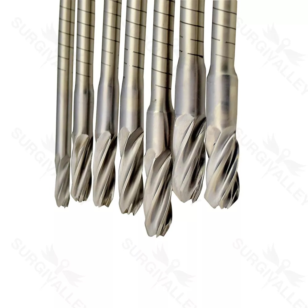 Orthopaedic Flexible Reamer Set Of 7 Pieces