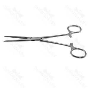 Bainbridge Intestinal Forceps Longitudinal Serrations Straight 15.5cm – surgivalley (SV-10-2332)